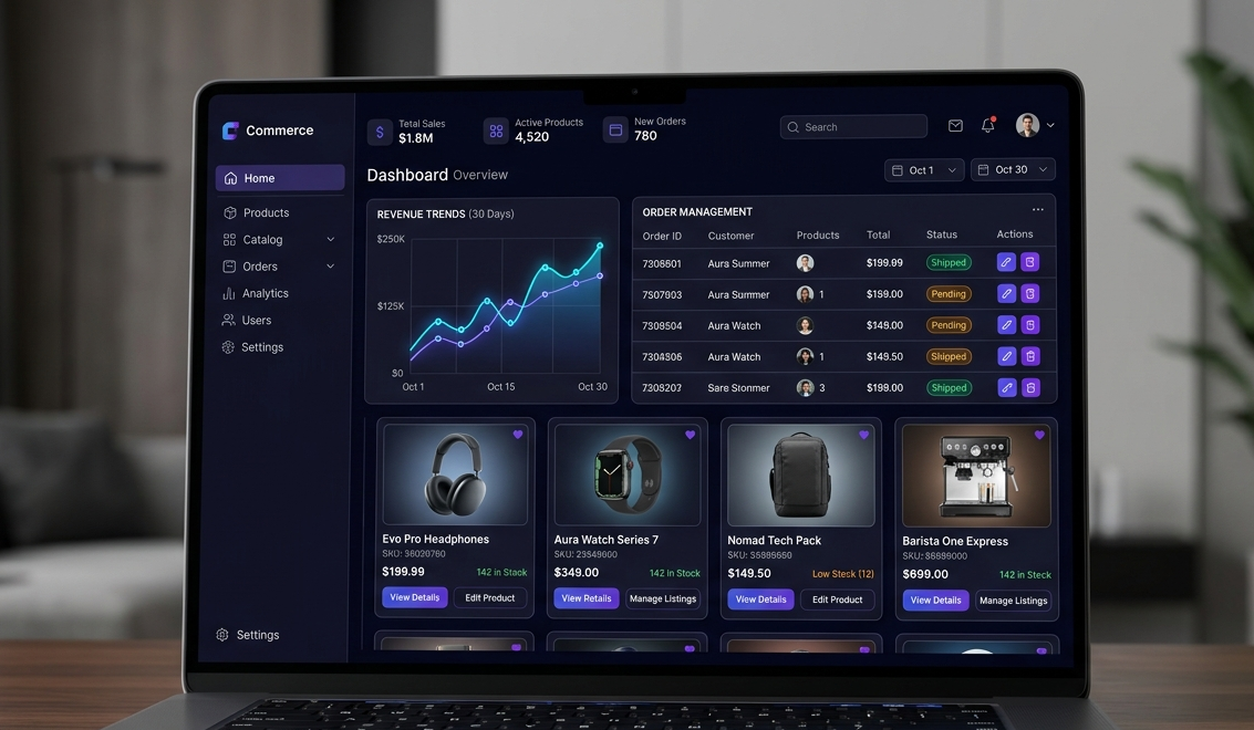 E-Commerce Platform screenshot